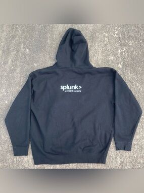 Splunk Hoodie XL Black Pink Cisco